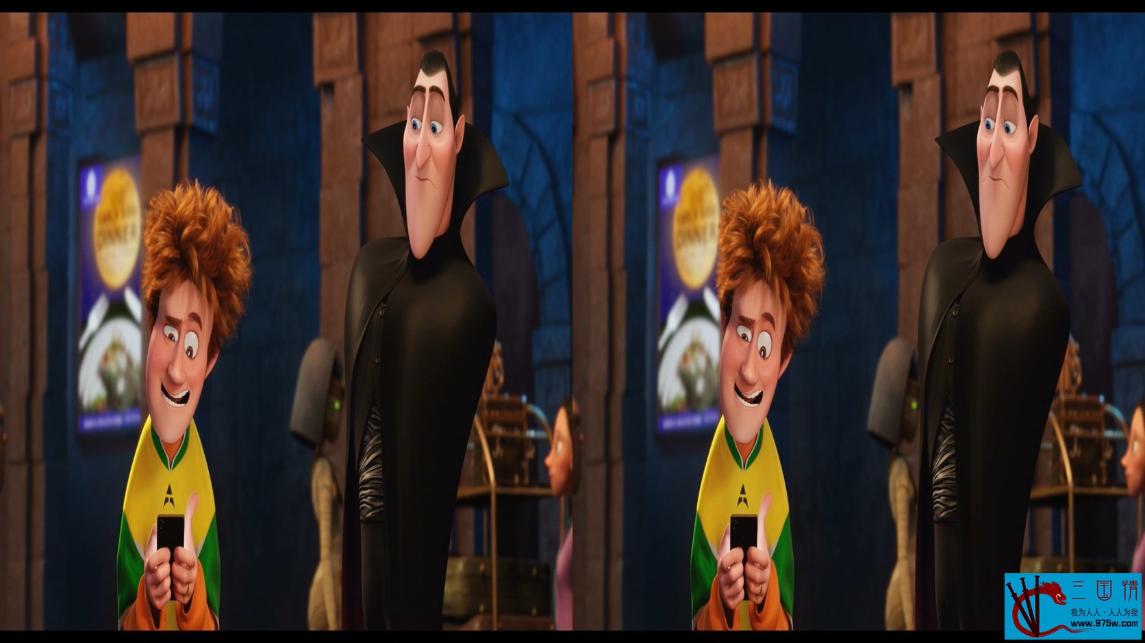 [百度云][美国][动画][2015][3D][左右格式][精灵旅社2 Hotel Transylvania 2][1080p.X264.MKV][国英音轨.英法西软字幕][12.2G]