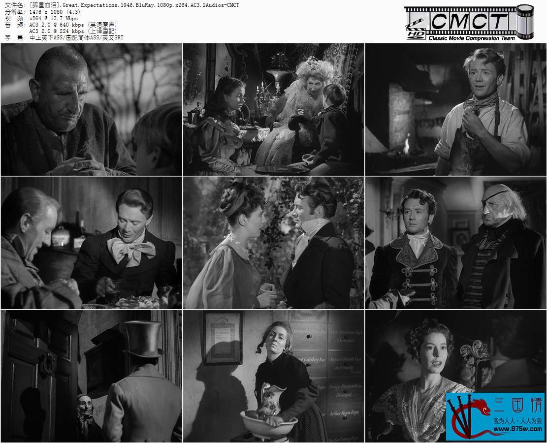 [115][英国][1946][远大前程 Great Expectations][剧情/爱情][国英双语-中英文字幕][MKV-12.02GB][1080P-CMCT]