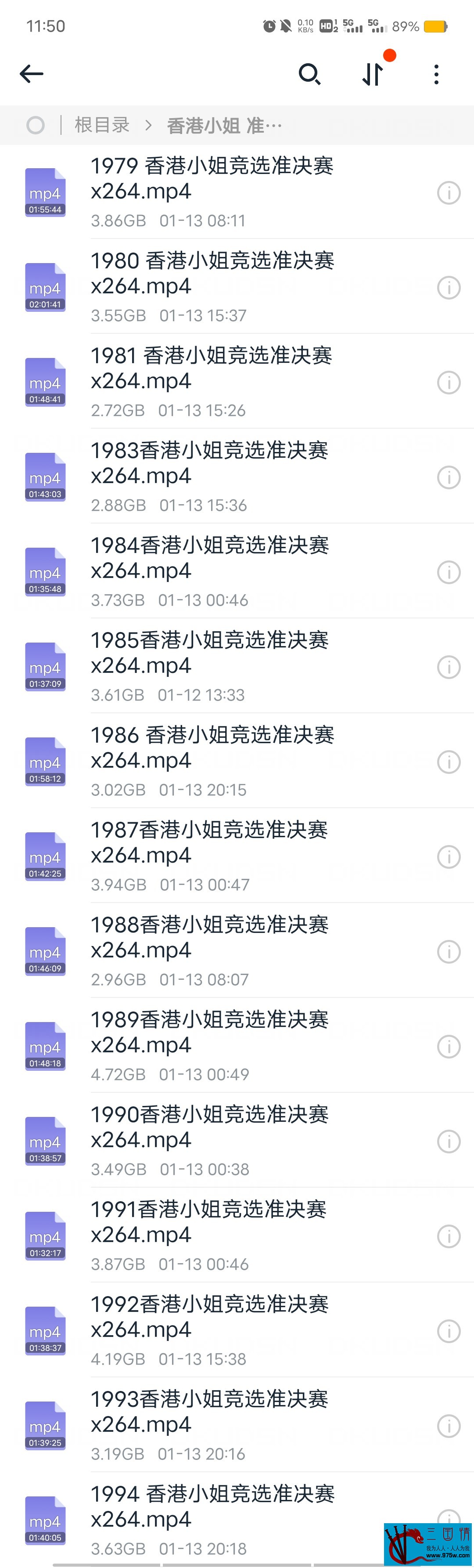 1979-1994 香港小姐准决赛  TS个人压制版 x264  总53G