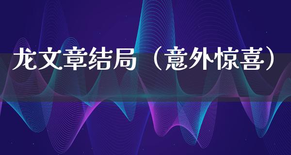 龙文章结局（意外惊喜）