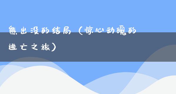 熊出没的结局（惊心动魄的逃亡之旅）