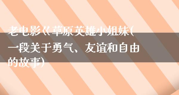 老电影巜草原英雄小姐妹(一段关于勇气、友谊和自由的故事)