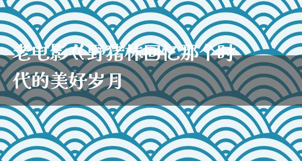 老电影巜野猪林回忆那个时代的美好岁月