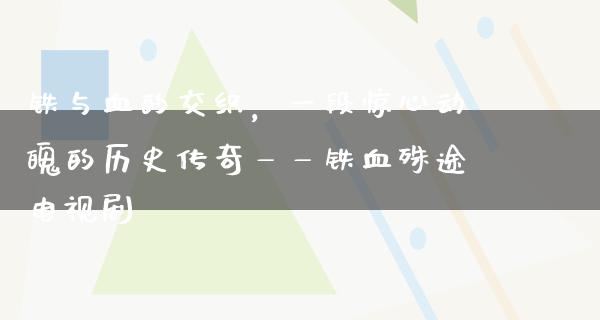 铁与血的交织，一段惊心动魄的历史传奇——铁血殊途电视剧