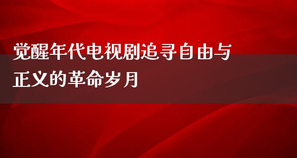 觉醒年代电视剧追寻**与正义的**岁月