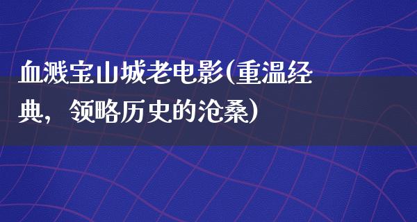 血溅宝山城老电影(重温经典，领略历史的沧桑)