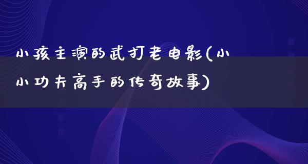 小孩主演的武打老电影(小小功夫高手的传奇故事)