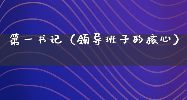 ****（领导班子的核心）