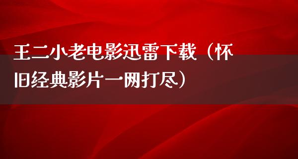 王二小老电影迅雷下载（怀旧经典影片一网打尽）