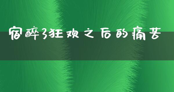 宿醉3狂欢之后的痛苦