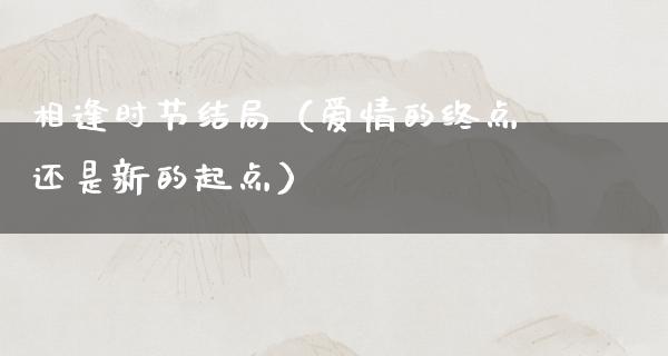 相逢时节结局（爱情的终点还是新的起点）