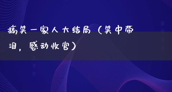 搞笑一家**结局（笑中带泪，感动收官）