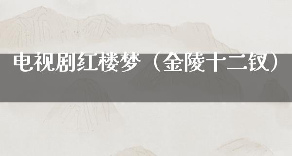 电视剧红楼梦（金陵十二钗）