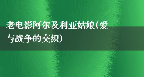 老电影阿尔及利亚姑娘(爱与战争的交织)