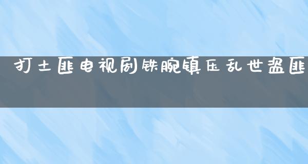 打土匪电视剧铁腕**乱世盗匪