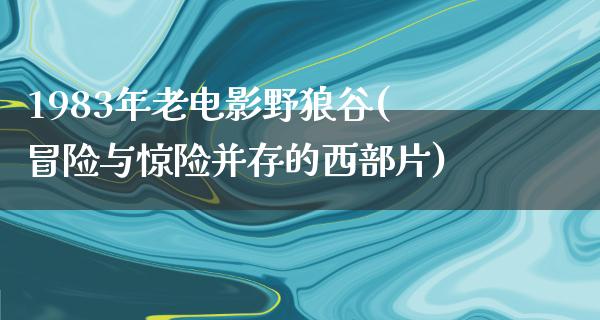 1983年老电影野狼谷(冒险与惊险并存的西部片)