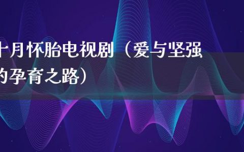 十月怀胎电视剧（爱与坚强的孕育之路）