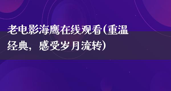 老电影海鹰在线观看(重温经典，感受岁月流转)