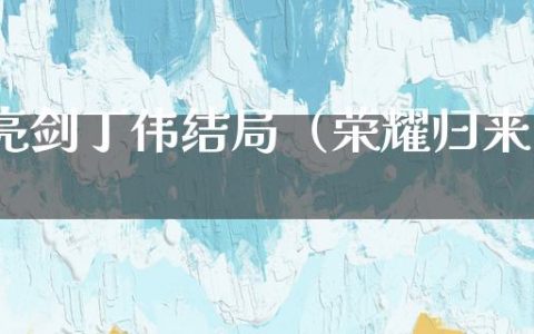 亮剑丁伟结局（荣耀归来）