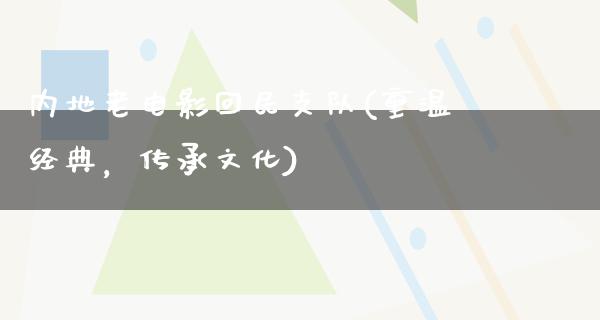 内地老电影回民支队(重温经典，传承文化)