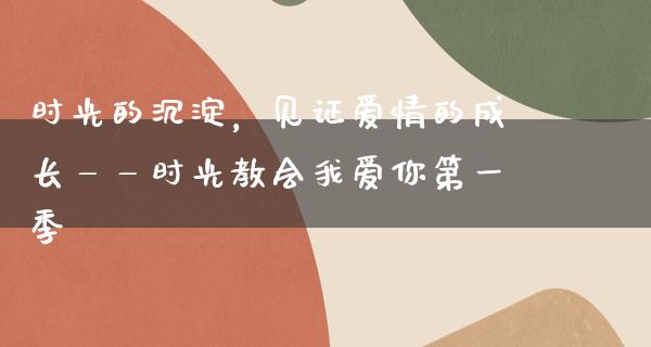 时光的沉淀，见证爱情的成长——时光教会我爱你第一季