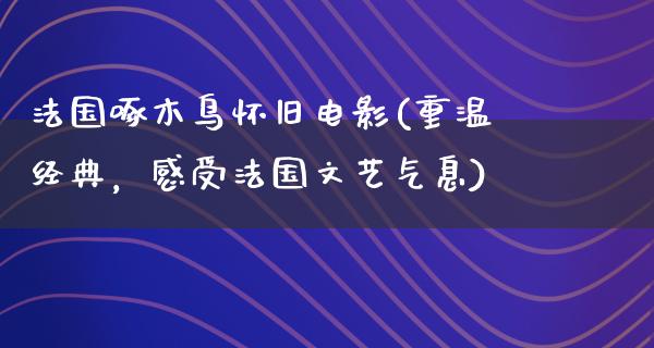 法国啄木鸟怀旧电影(重温经典，感受法国文艺气息)