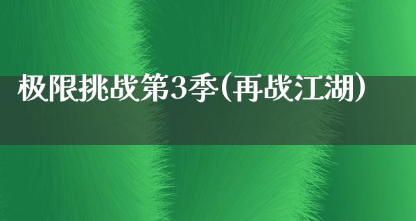 极限挑战第3季(再战**)