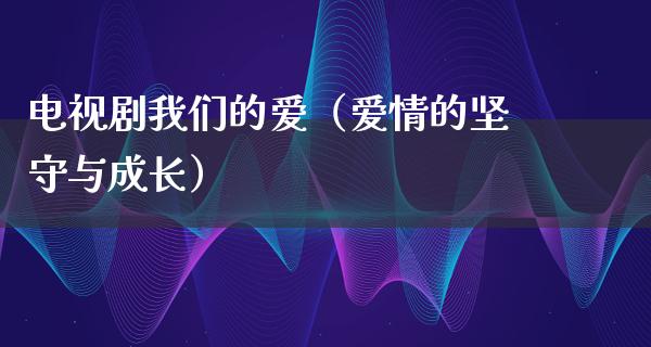 电视剧我们的爱（爱情的坚守与成长）