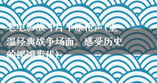 老电影战斗片平原枪声(重温经典战争场面，感受历史的铿锵步伐)