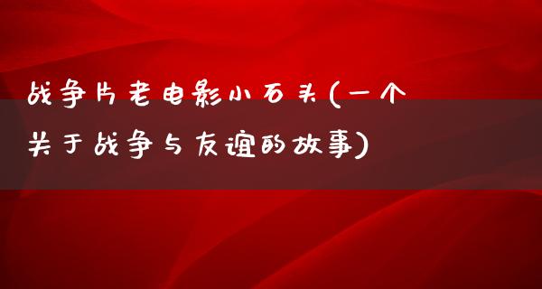 战争片老电影小石头(一个关于战争与友谊的故事)