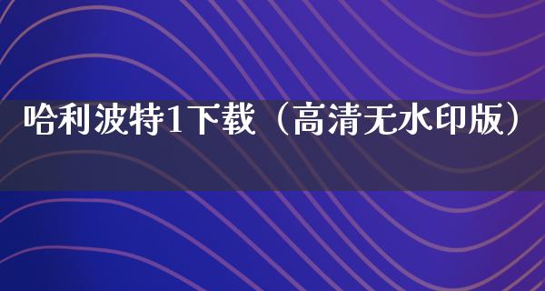 哈利波特1下载（高清无水印版）