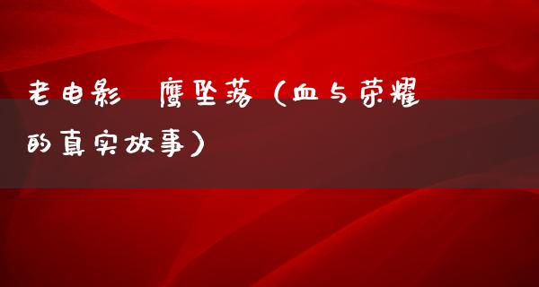 老电影黒鹰坠落（血与荣耀的真实故事）