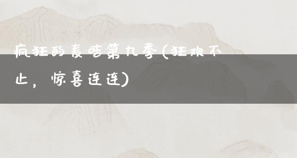 疯狂的麦咭第九季(狂欢不止，惊喜连连)