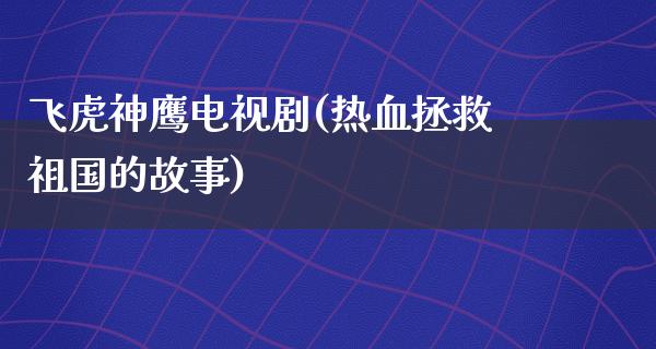 飞虎神鹰电视剧(热血拯救祖国的故事)